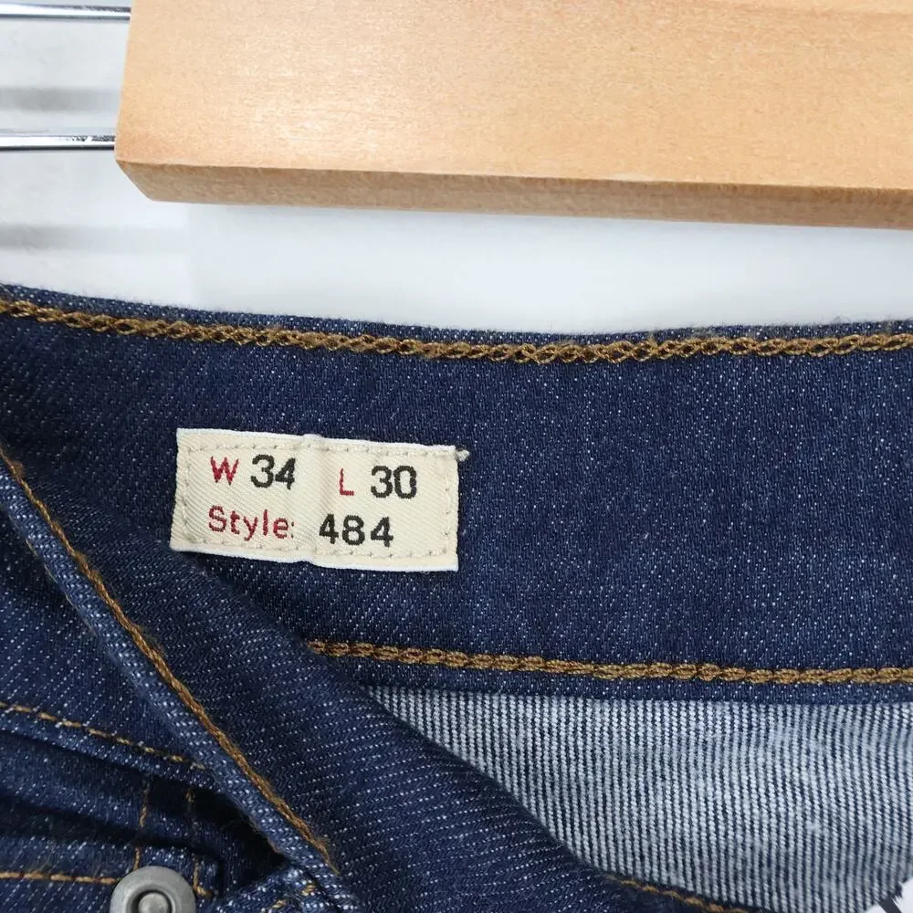 J.Crew 484 Slim Fit Stretch Jean Classic Aged Indigo Size 34x30 NWT